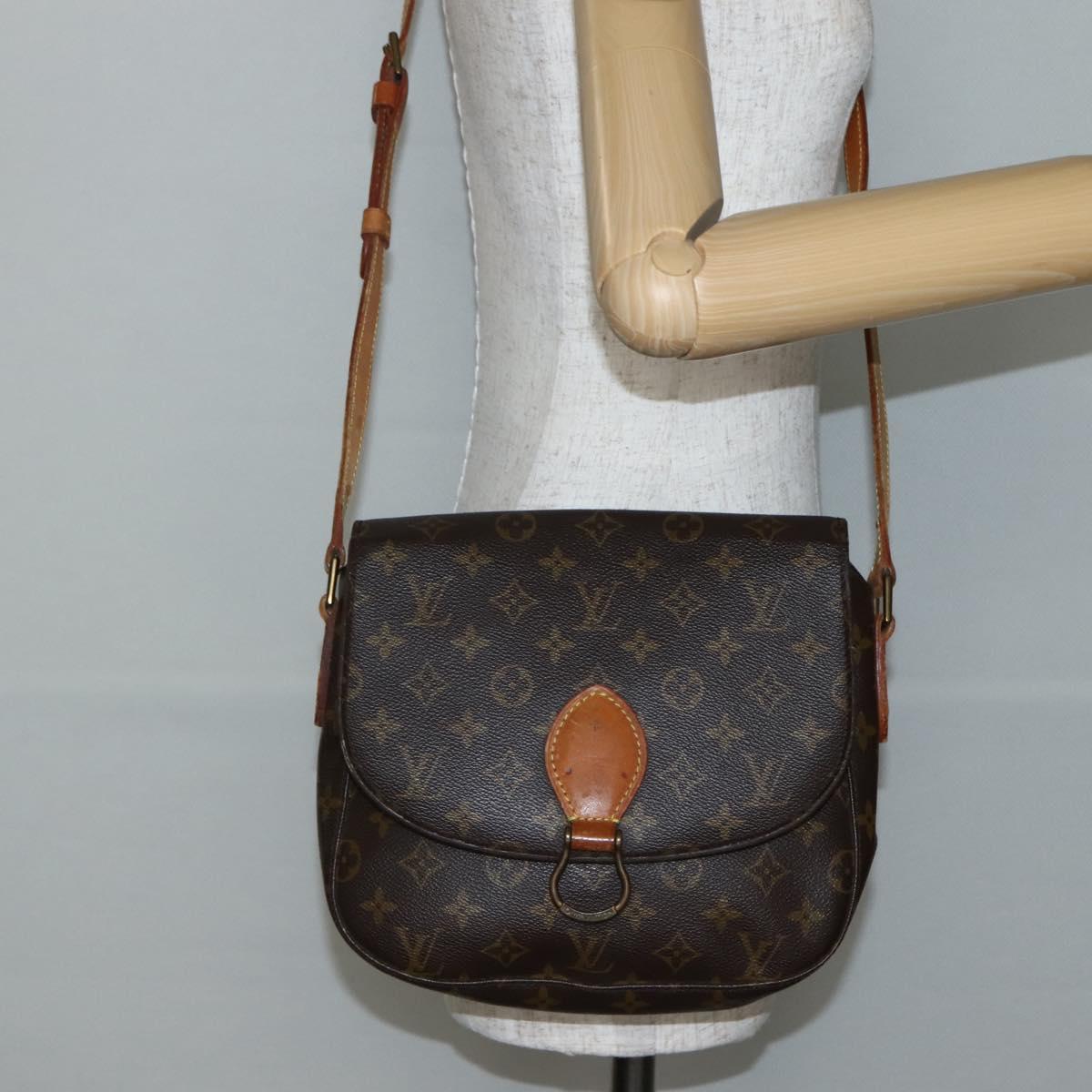 LOUIS VUITTON Monogram Saint Cloud GM Shoulder Bag M51242 LV Auth 142721