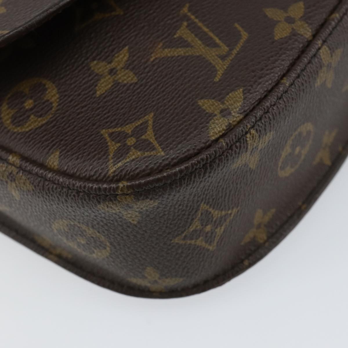 LOUIS VUITTON Monogram Saint Cloud MM Shoulder Bag M51243 LV Auth 142722