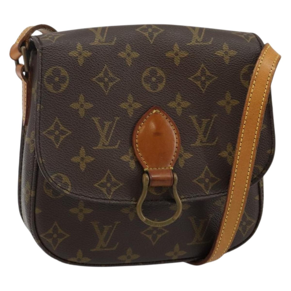 LOUIS VUITTON Monogram Saint Cloud MM Shoulder Bag M51243 LV Auth 142722