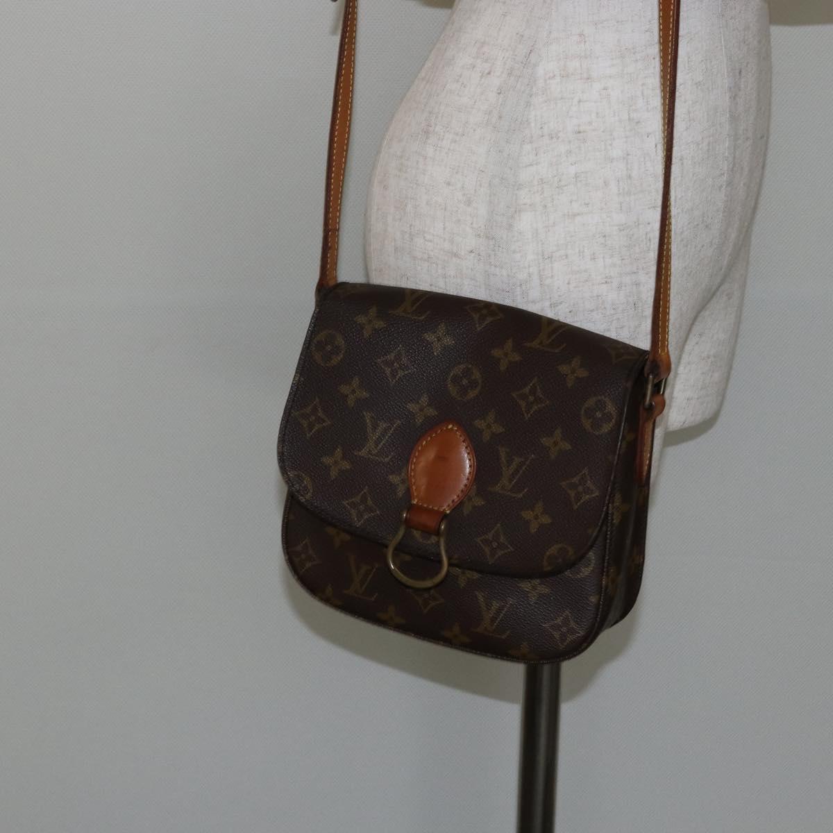 LOUIS VUITTON Monogram Saint Cloud MM Shoulder Bag M51243 LV Auth 142722