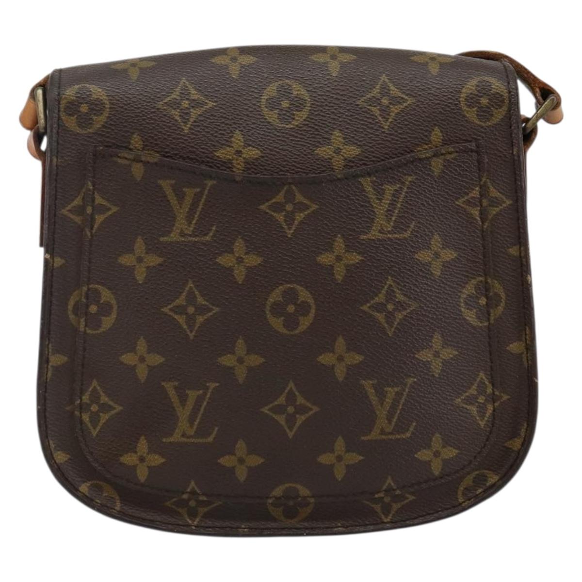 LOUIS VUITTON Monogram Saint Cloud MM Shoulder Bag M51243 LV Auth 142722