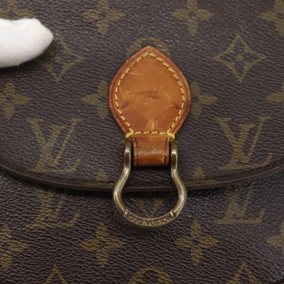 LOUIS VUITTON Monogram Saint Cloud PM Shoulder Bag M51244 LV Auth 142723