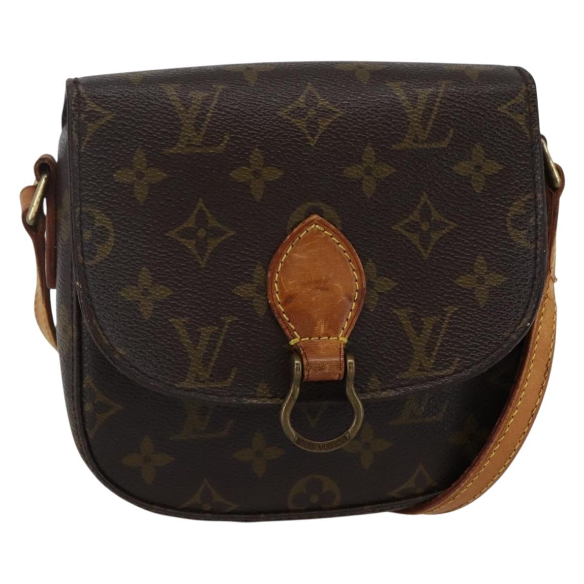 LOUIS VUITTON Monogram Saint Cloud PM Shoulder Bag M51244 LV Auth 142723