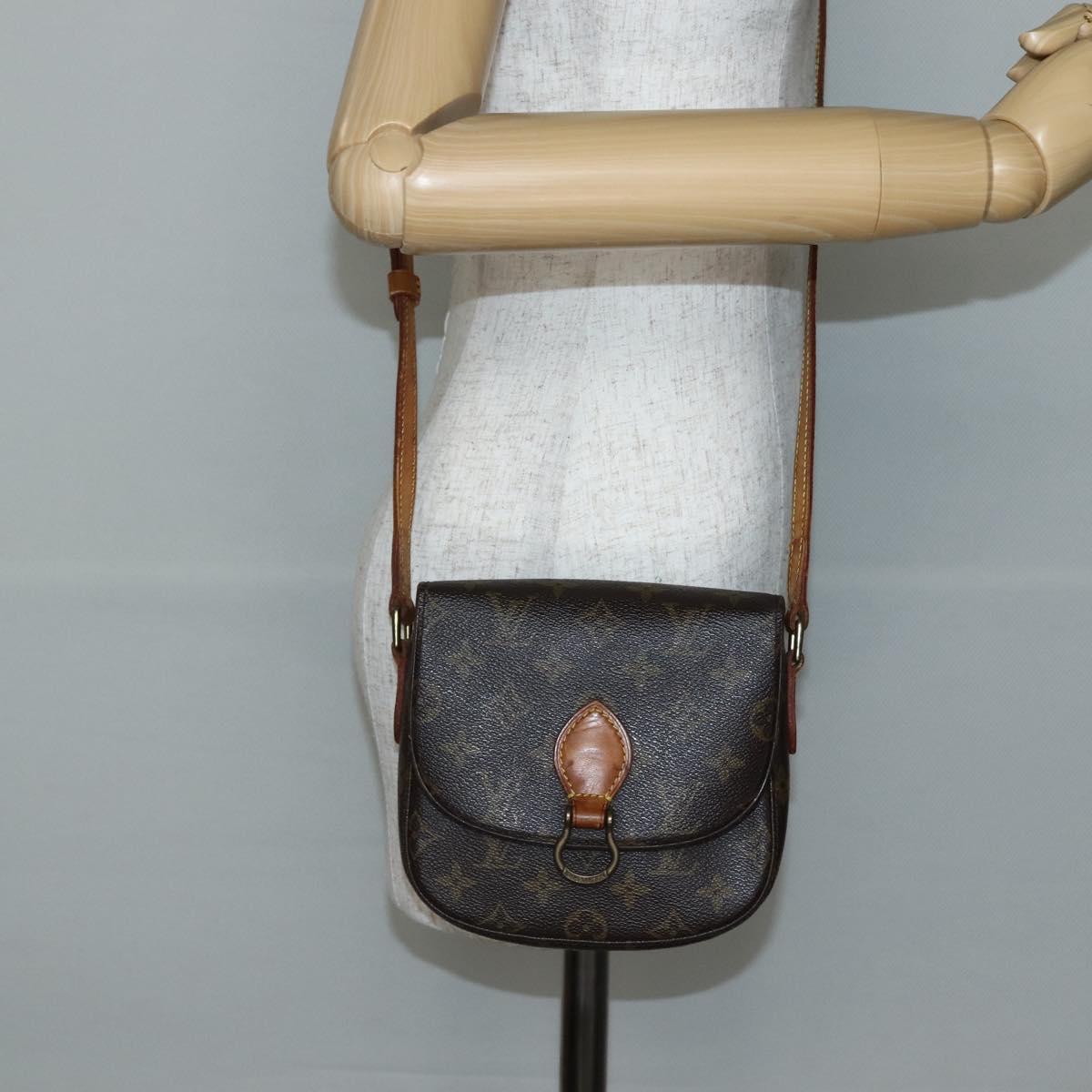 LOUIS VUITTON Monogram Saint Cloud PM Shoulder Bag M51244 LV Auth 142723