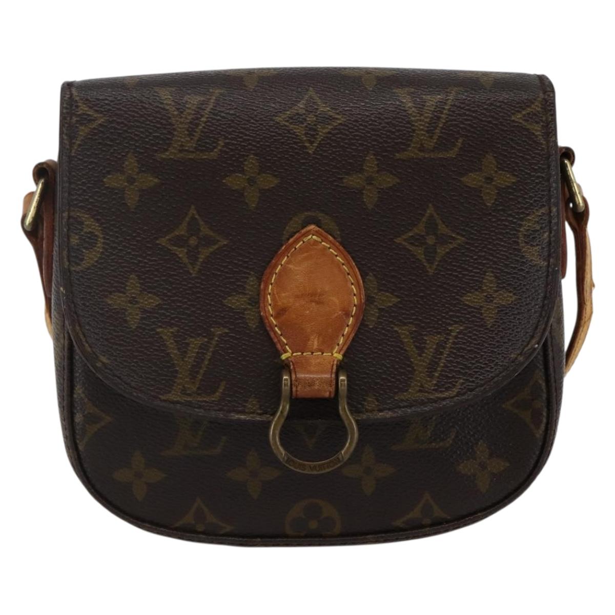 LOUIS VUITTON Monogram Saint Cloud PM Shoulder Bag M51244 LV Auth 142723