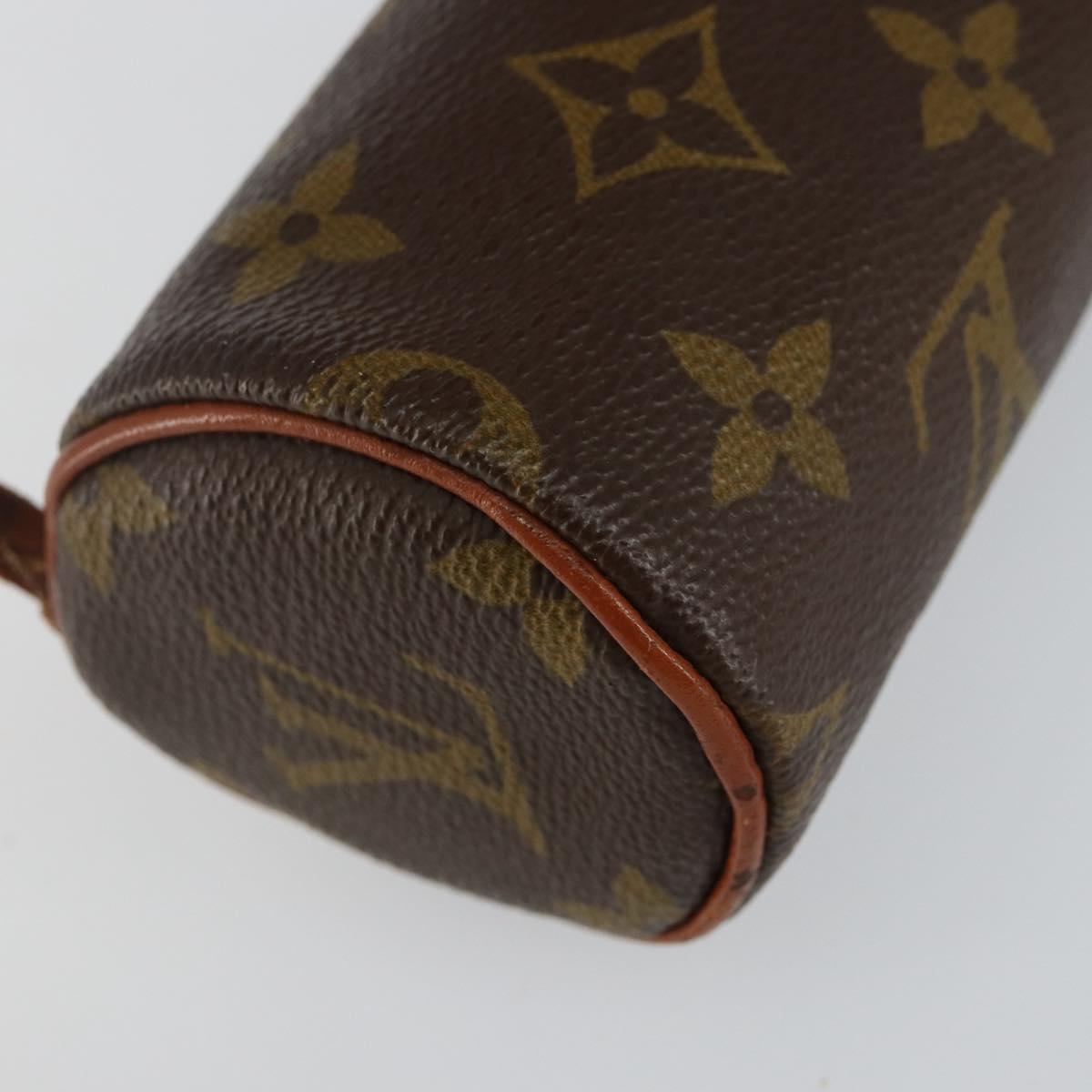 LOUIS VUITTON Monogram Papillon Pouch LV Auth 142726