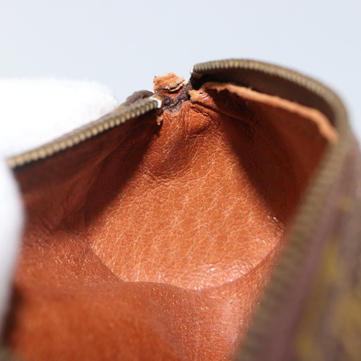 LOUIS VUITTON Monogram Papillon Pouch LV Auth 142726