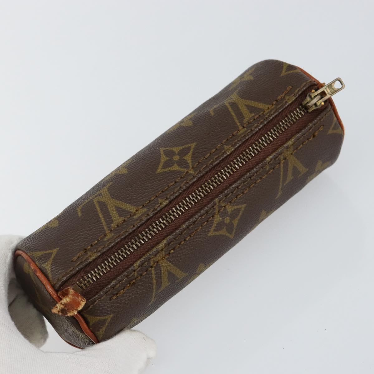 LOUIS VUITTON Monogram Papillon Pouch LV Auth 142726