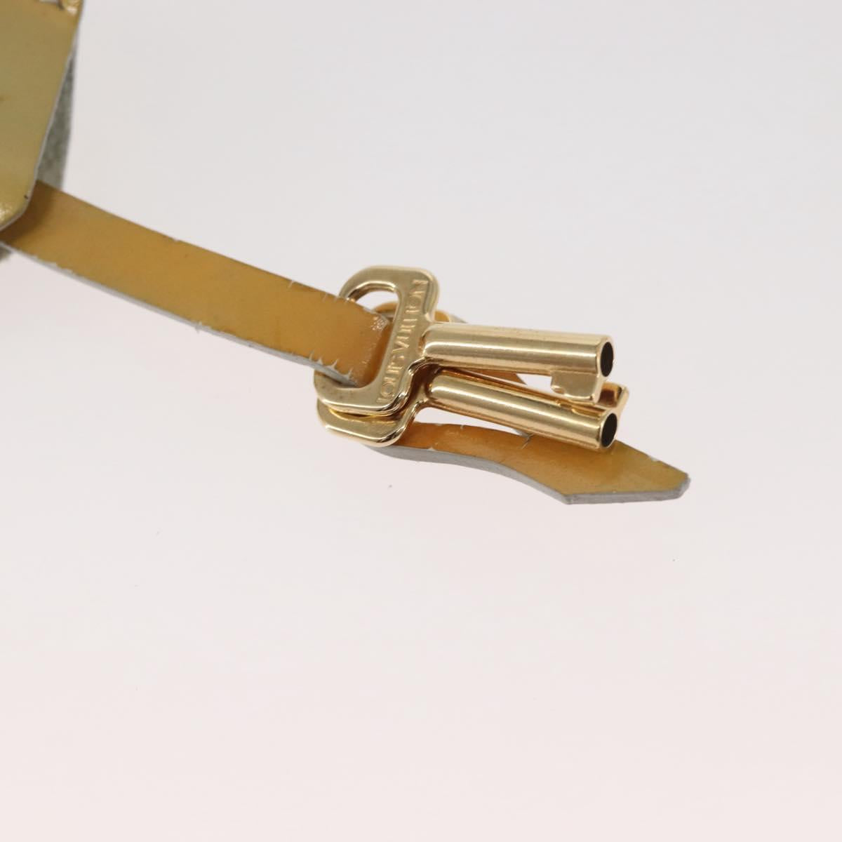 LOUIS VUITTON Monogram Vernis Spring Street Hand Bag Gris M91029 LV Auth 142730