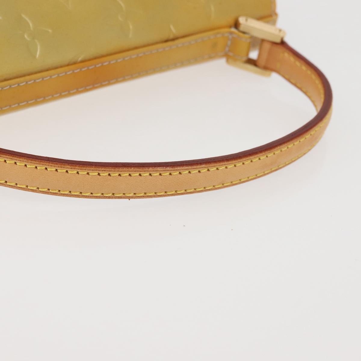 LOUIS VUITTON Monogram Vernis Spring Street Hand Bag Gris M91029 LV Auth 142730