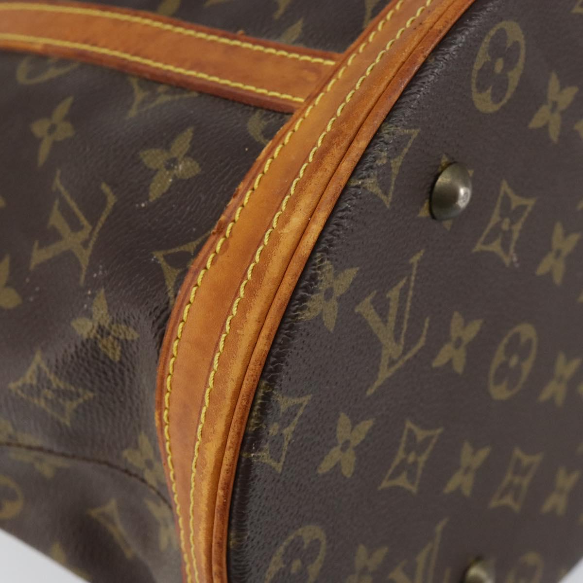 LOUIS VUITTON Monogram Bucket GM Shoulder Bag M42236 LV Auth 142746