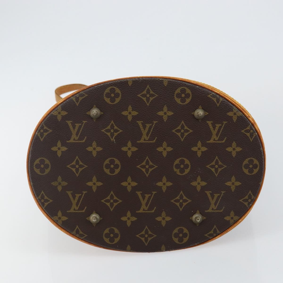 LOUIS VUITTON Monogram Bucket GM Shoulder Bag M42236 LV Auth 142746