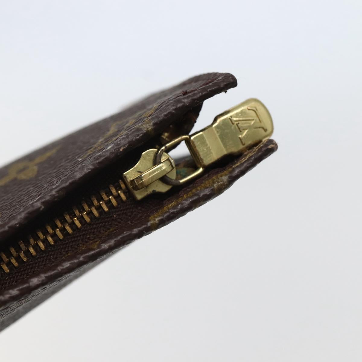 LOUIS VUITTON Monogram Bucket GM Accessory Pouch LV Auth 142747