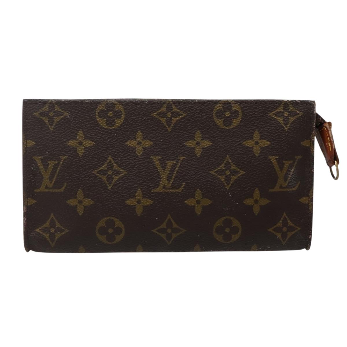 LOUIS VUITTON Monogram Bucket GM Accessory Pouch LV Auth 142747
