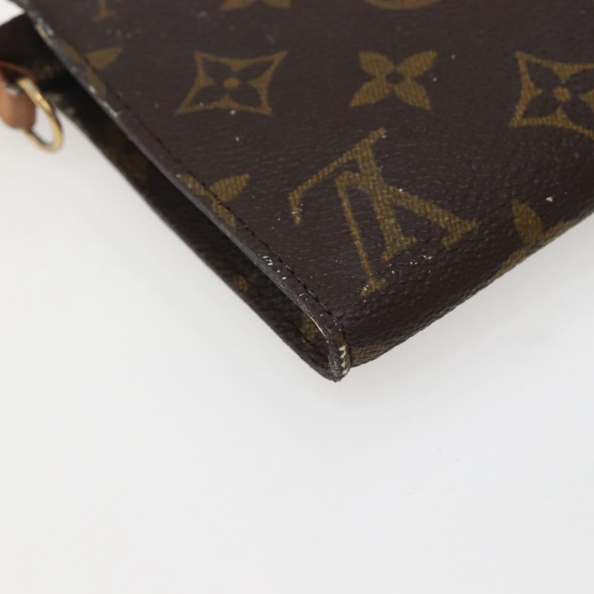 LOUIS VUITTON Monogram Bucket GM Accessory Pouch Vintage LV Auth 142749