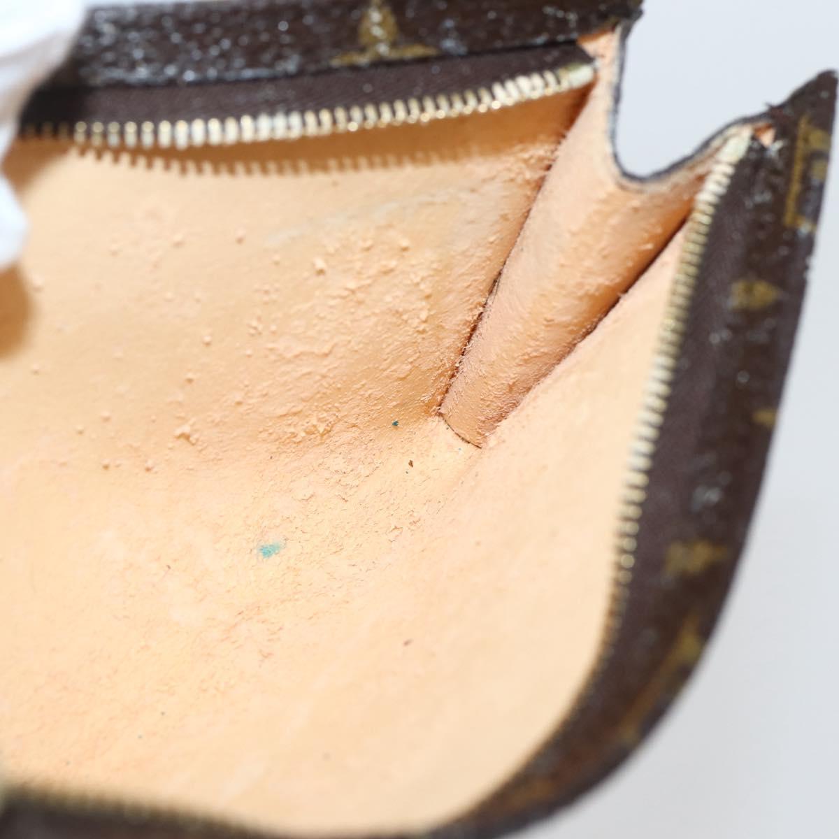 LOUIS VUITTON Monogram Bucket GM Accessory Pouch Vintage LV Auth 142749