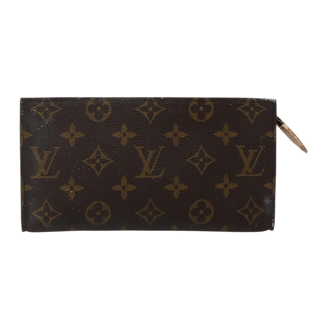 LOUIS VUITTON Monogram Bucket GM Accessory Pouch Vintage LV Auth 142749