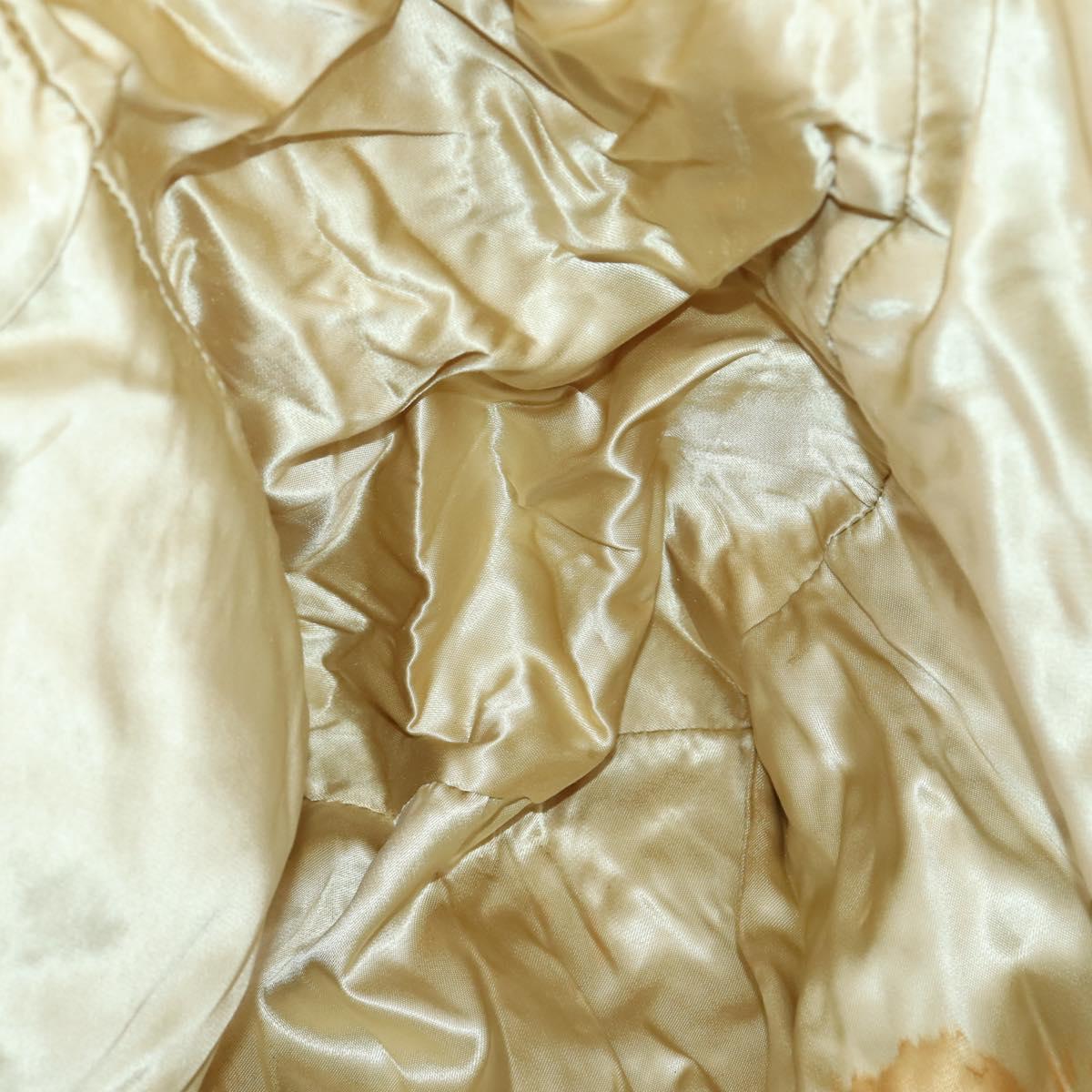 CHANEL Matelasse Tote Bag Canvas Red Gold CC Auth 142751