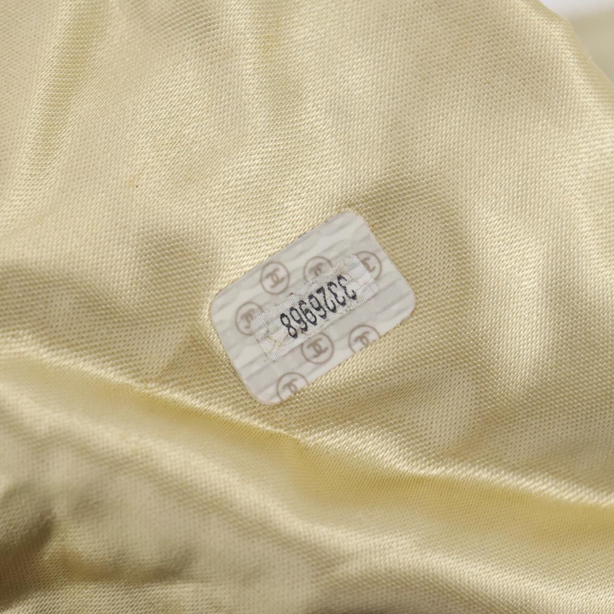 CHANEL Matelasse Tote Bag Canvas Red Gold CC Auth 142751