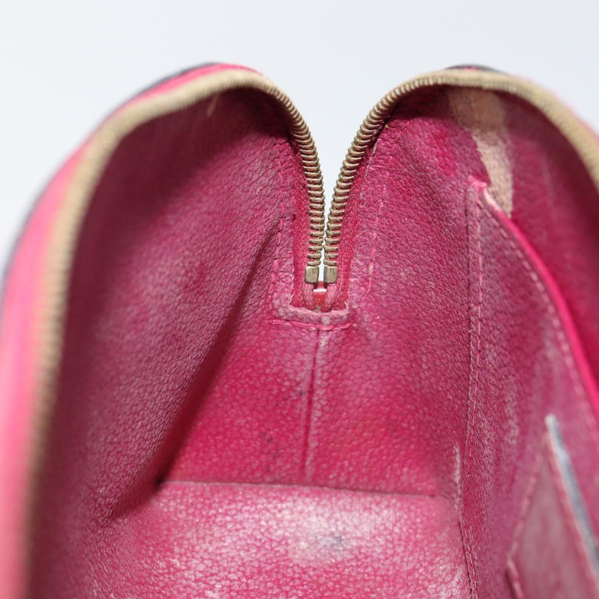 LOUIS VUITTON Vernis Pochette Cosmetic PM Rouge Grunadine M91746 LV Auth 142757