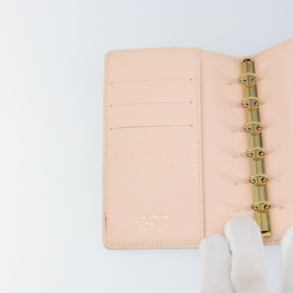 LOUIS VUITTON Monogram Agenda Koala PM Day Planner Cover R21013 LV Auth 142758