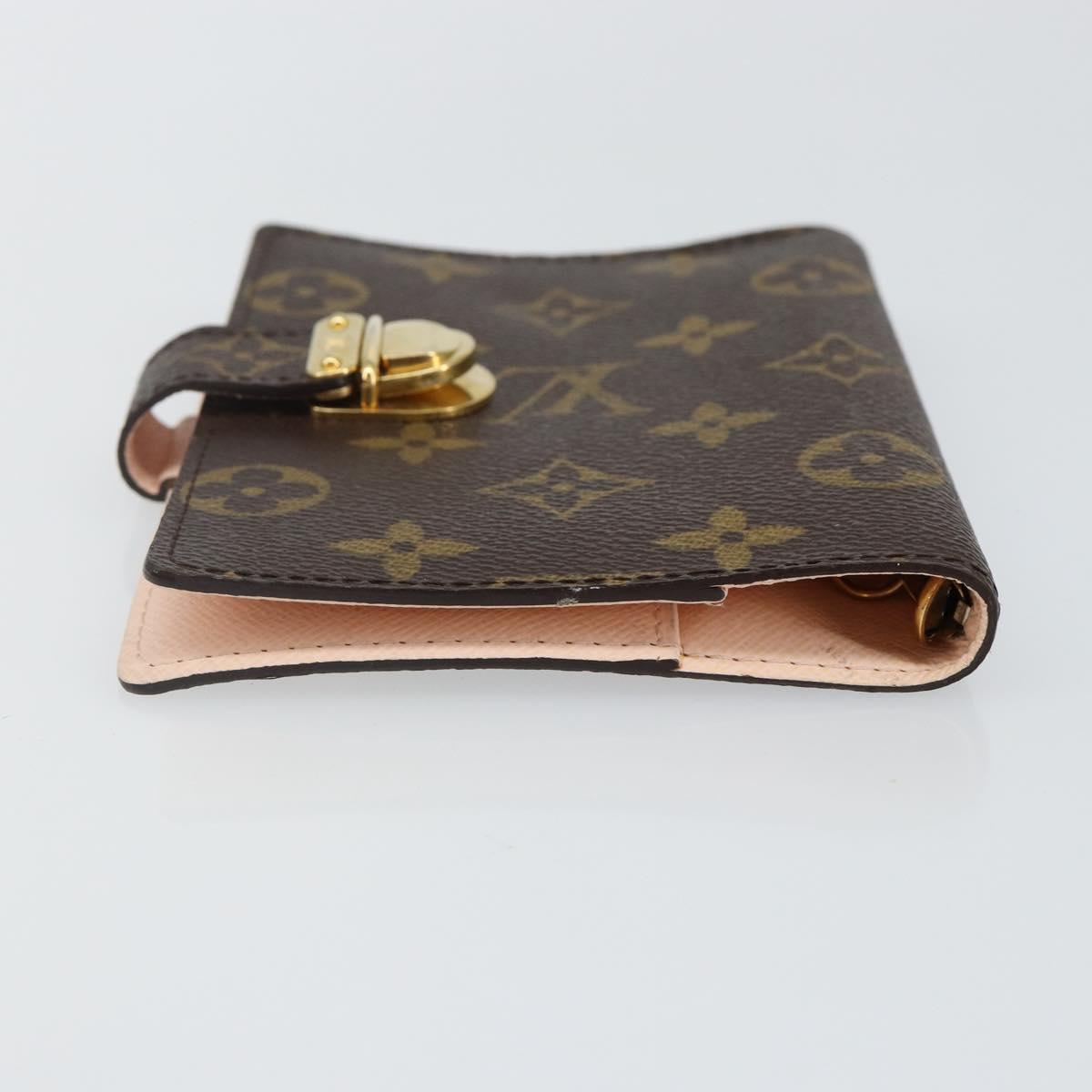 LOUIS VUITTON Monogram Agenda Koala PM Day Planner Cover R21013 LV Auth 142758
