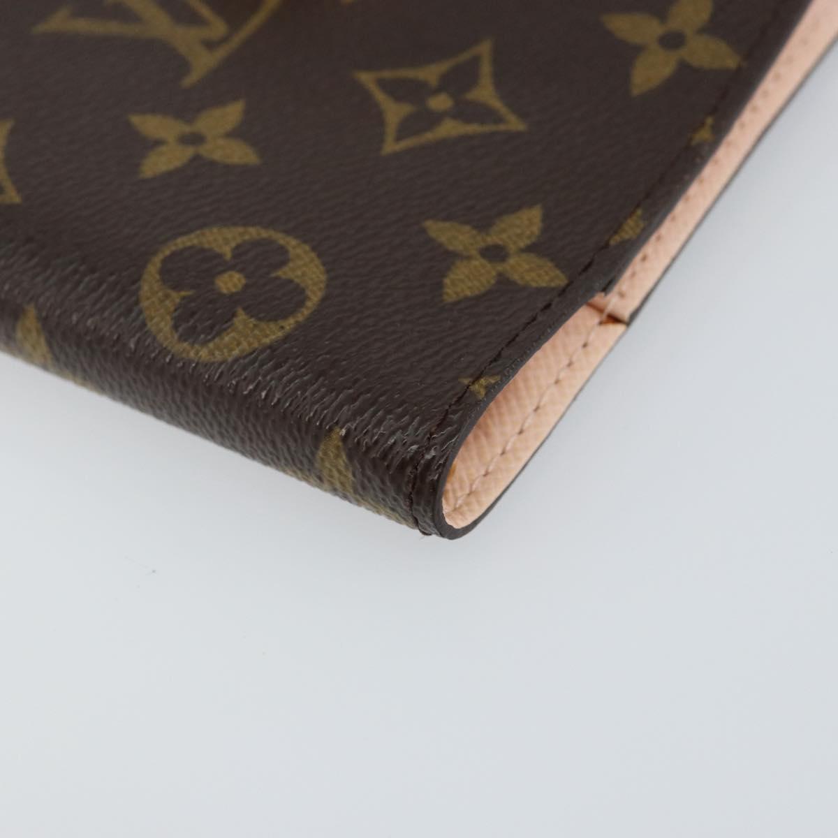 LOUIS VUITTON Monogram Agenda Koala PM Day Planner Cover R21013 LV Auth 142758