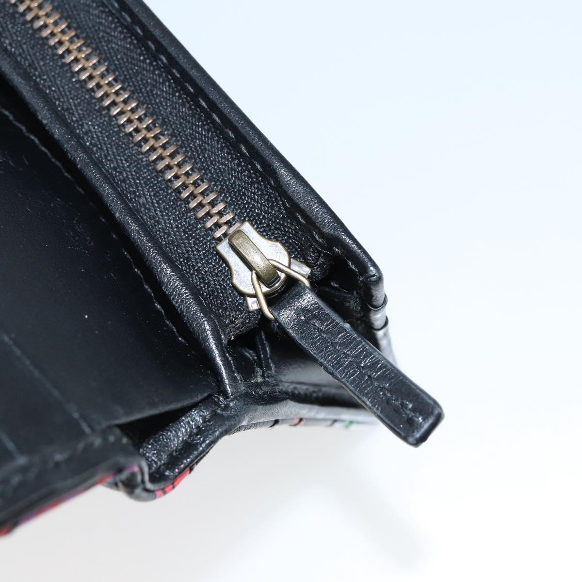 GUCCI GG Marmont Ken Scott Wallet Leather Black 466492 Auth 142761