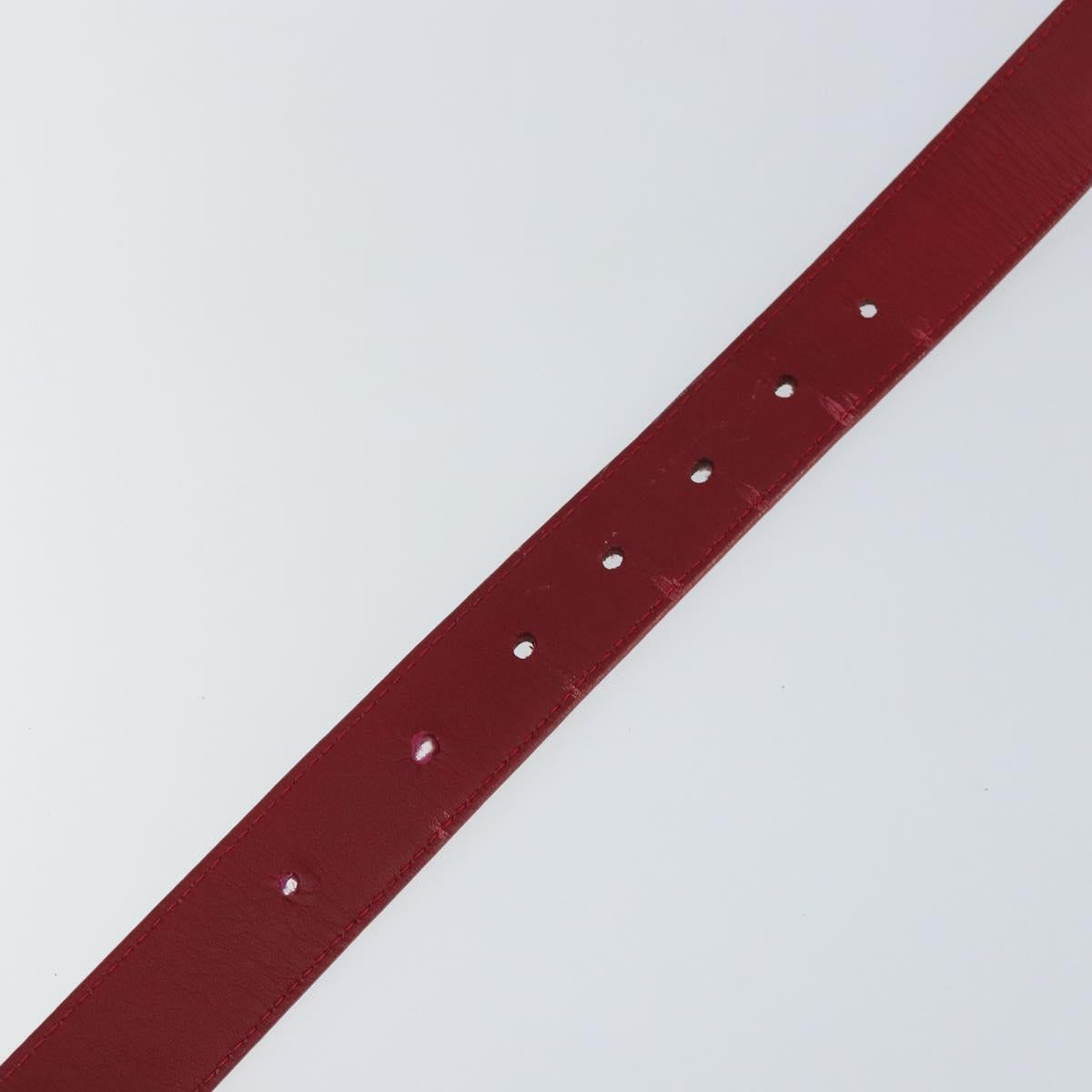 LOUIS VUITTON Monogram Multicolor Ceinture LV Cut Belt 35.8"" White Auth 142762