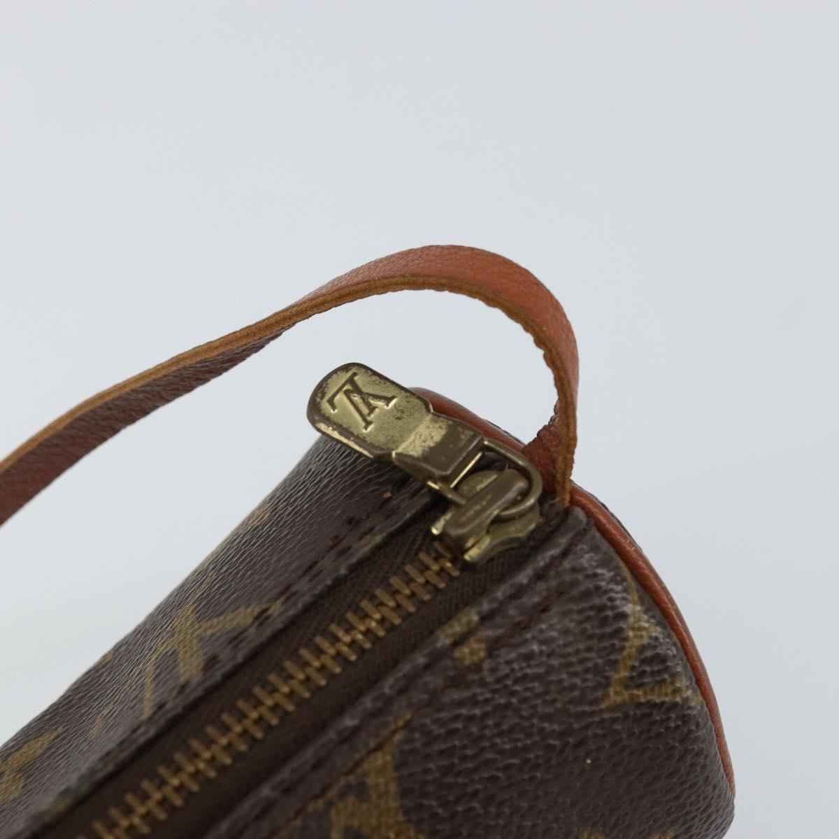 LOUIS VUITTON Monogram Papillon Pouch LV Auth 142766