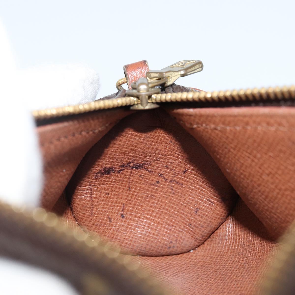 LOUIS VUITTON Monogram Papillon Pouch LV Auth 142766