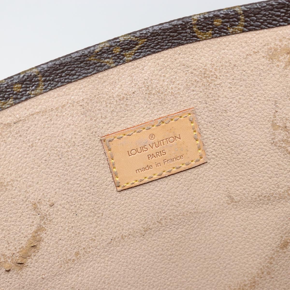 LOUIS VUITTON Monogram Sac Plat Hand Bag M51140 LV Auth 142773