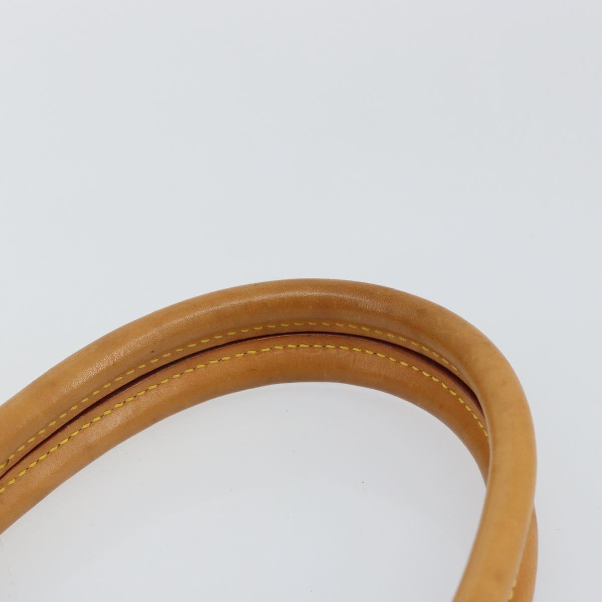 LOUIS VUITTON Monogram Sac Plat Hand Bag M51140 LV Auth 142773