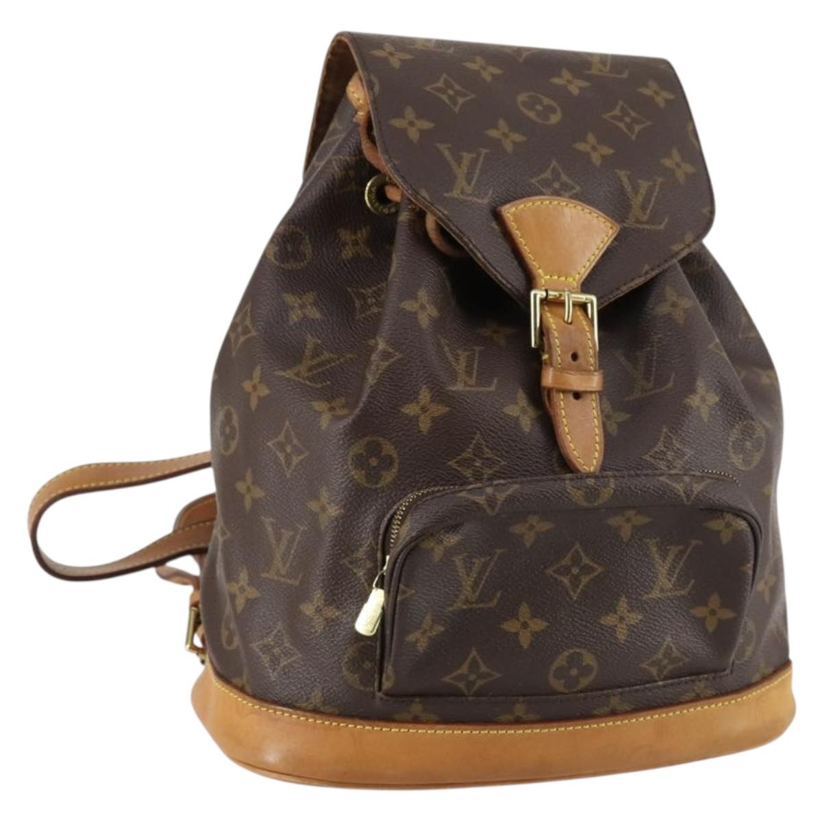 LOUIS VUITTON Monogram Montsouris MM Backpack M51136 LV Auth 142776
