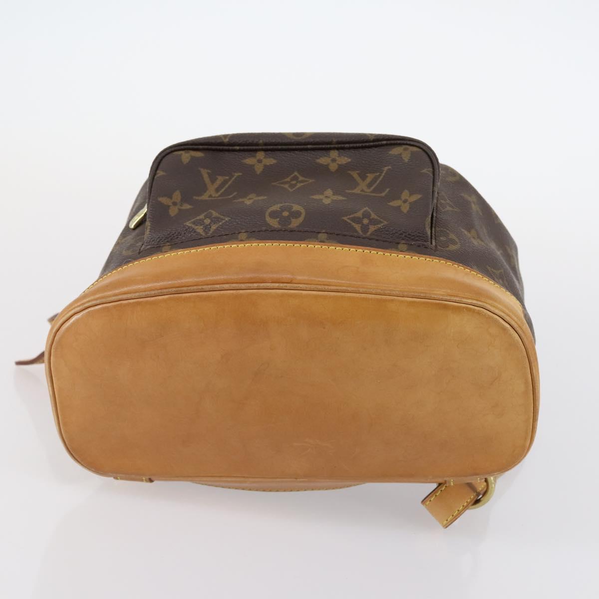 LOUIS VUITTON Monogram Montsouris MM Backpack M51136 LV Auth 142776