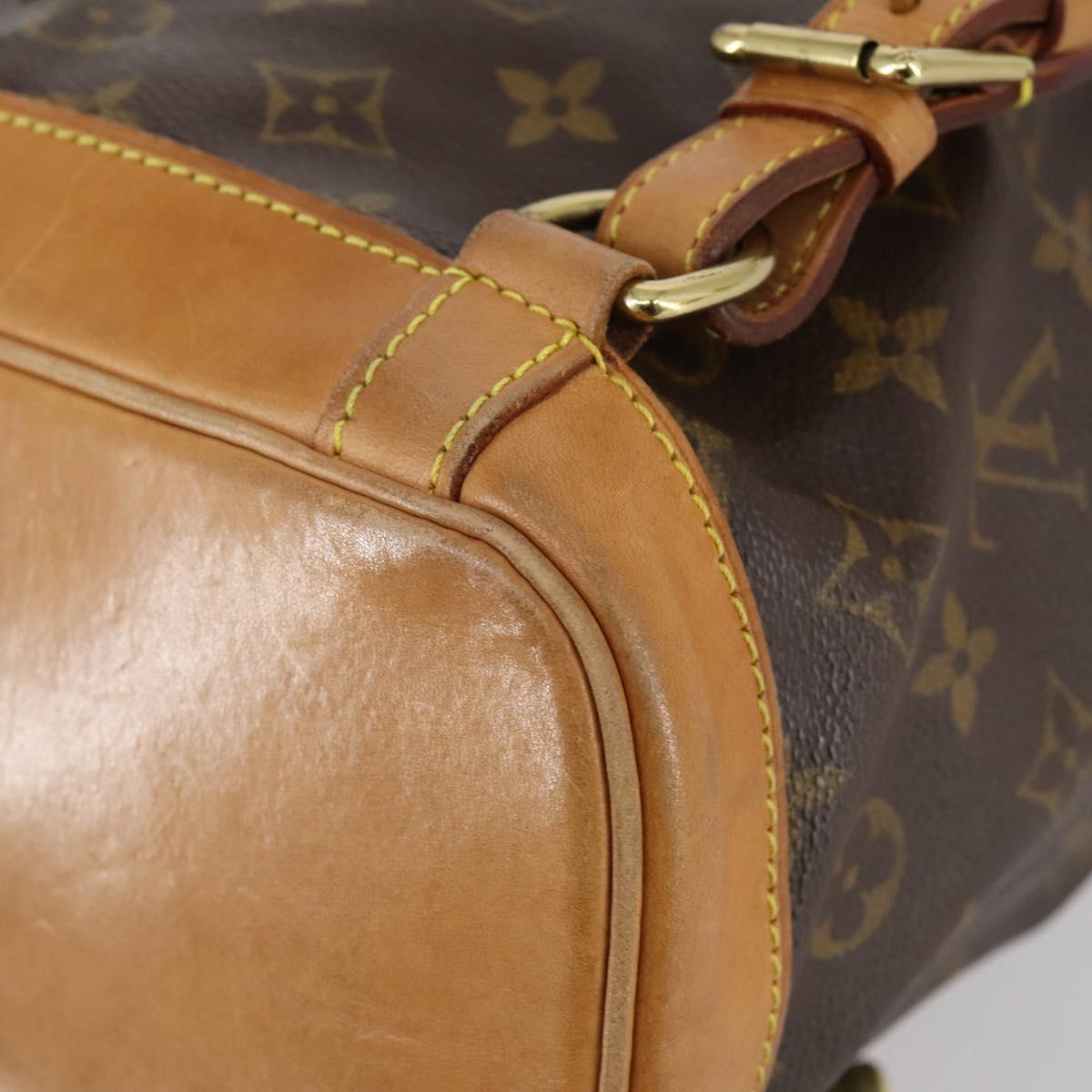 LOUIS VUITTON Monogram Montsouris MM Backpack M51136 LV Auth 142776