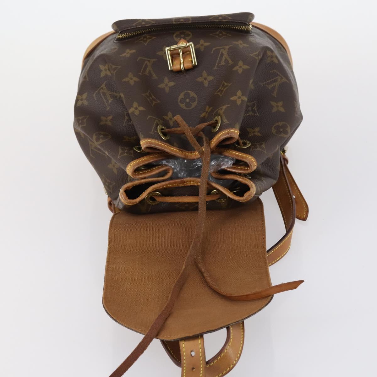 LOUIS VUITTON Monogram Montsouris MM Backpack M51136 LV Auth 142776