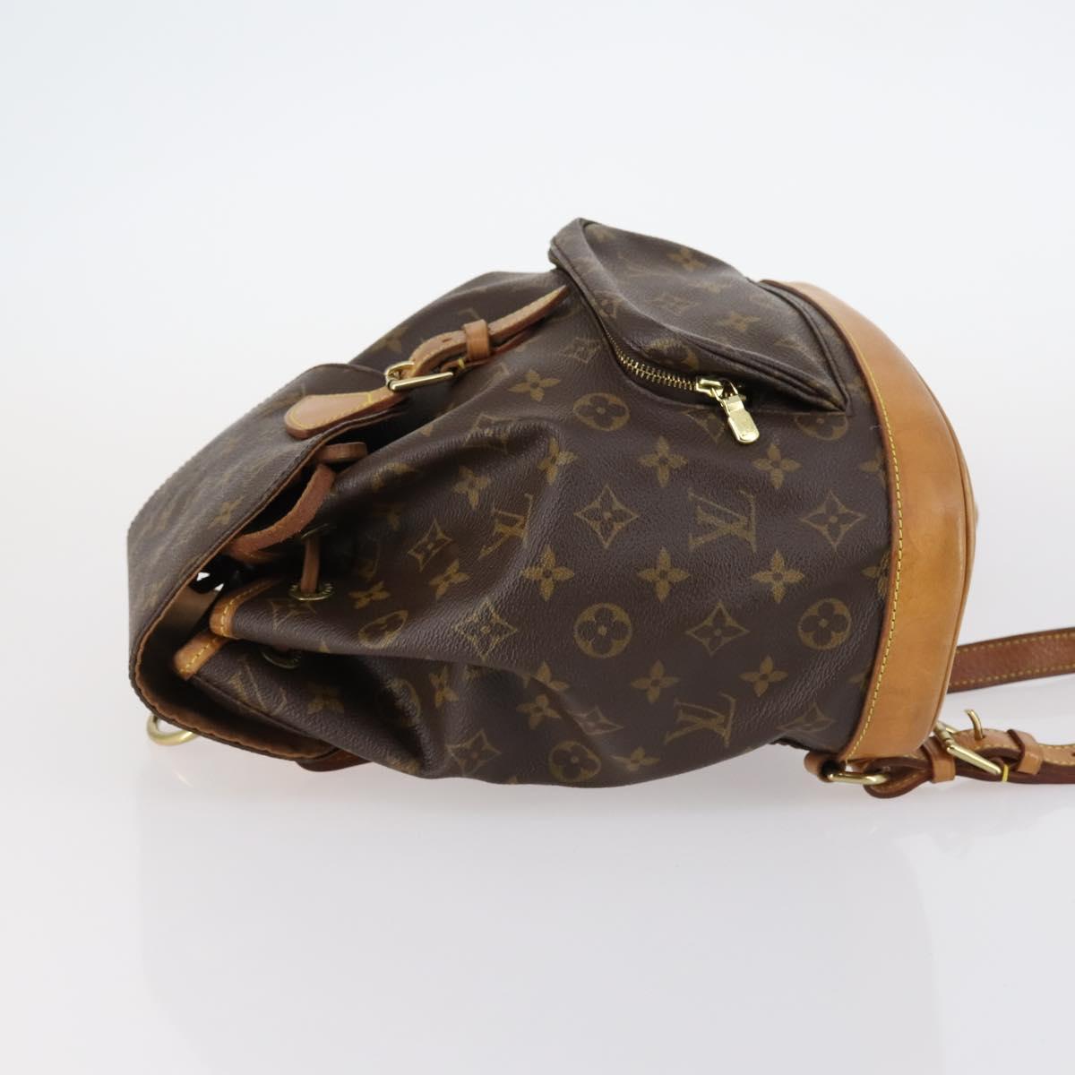 LOUIS VUITTON Monogram Montsouris MM Backpack M51136 LV Auth 142776