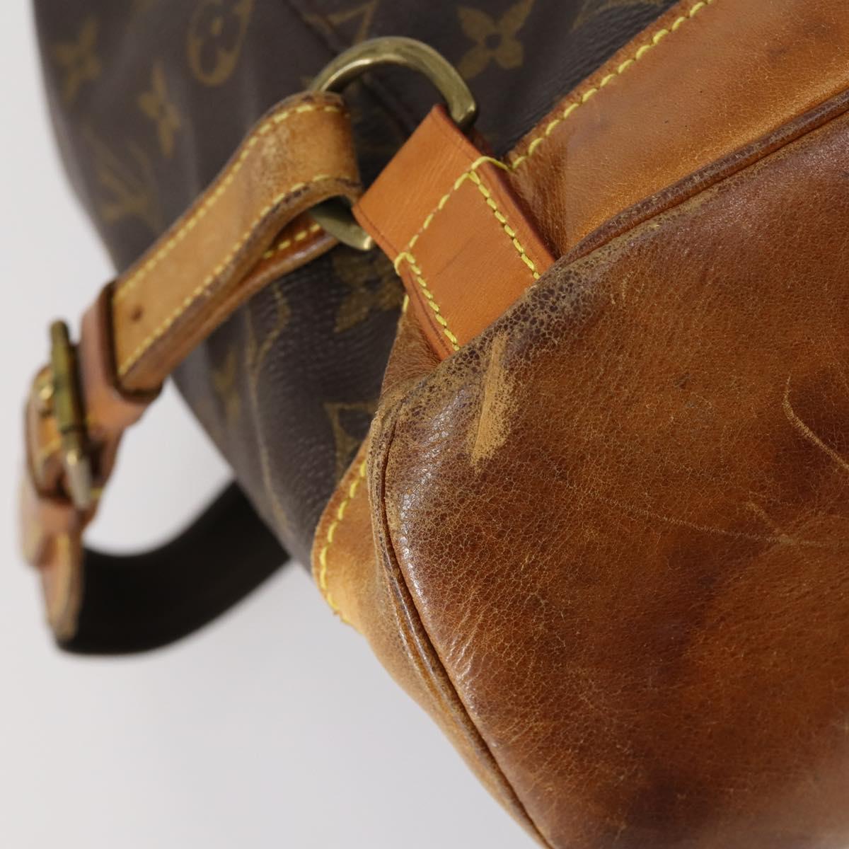 LOUIS VUITTON Monogram Montsouris GM Backpack M51135 LV Auth 142777