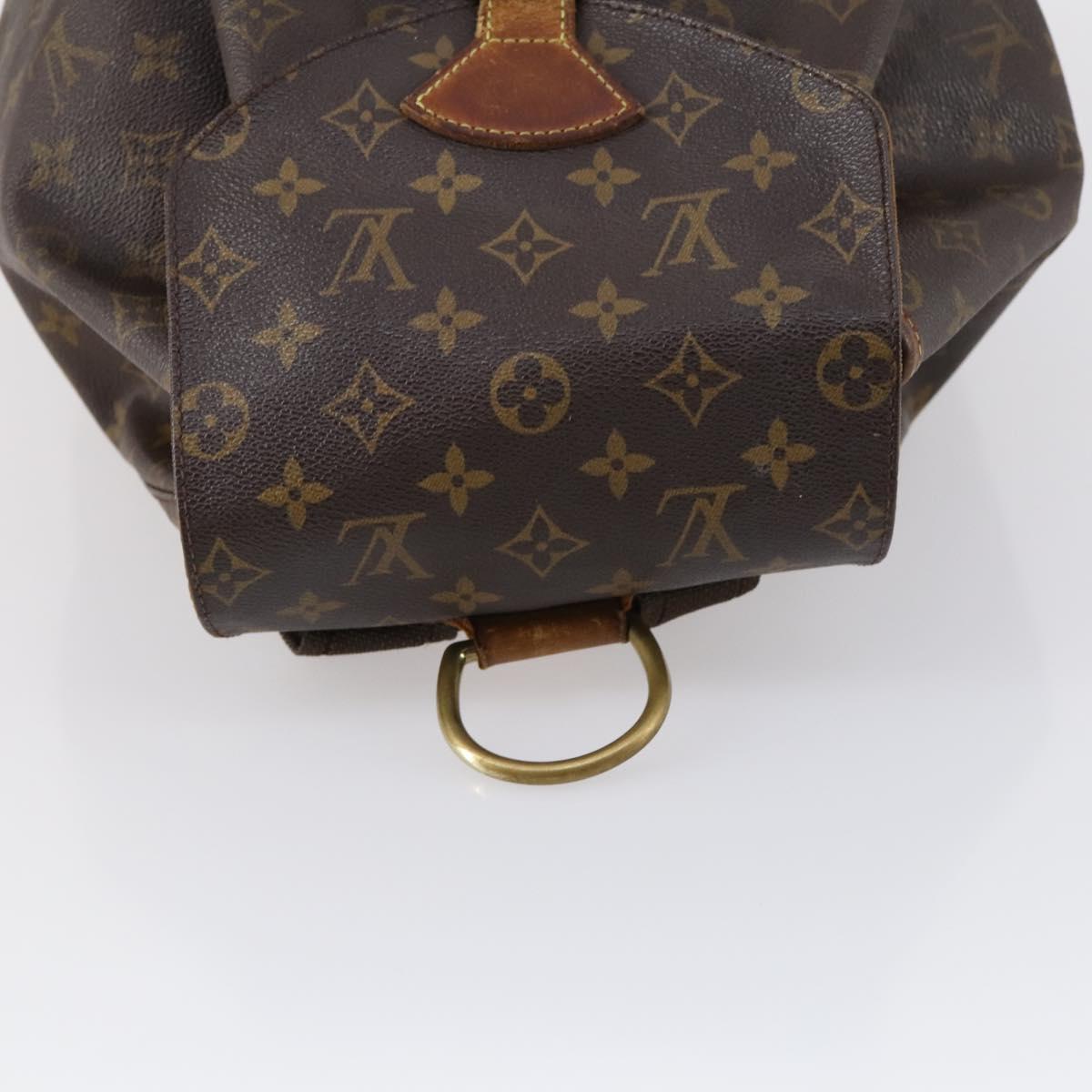 LOUIS VUITTON Monogram Montsouris GM Backpack M51135 LV Auth 142777