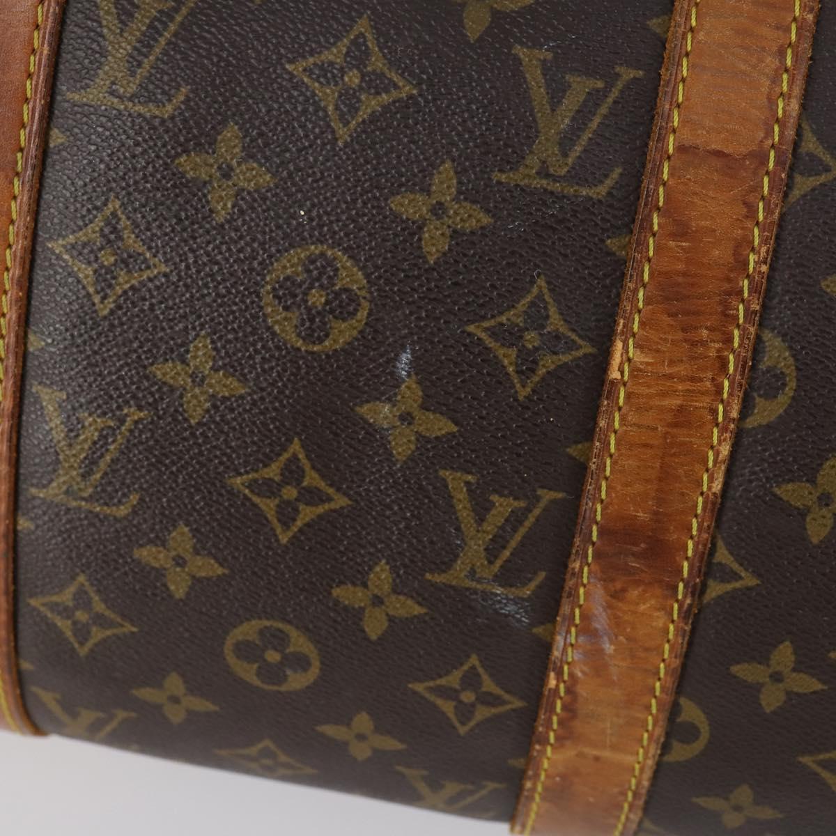 LOUIS VUITTON Monogram Keepall Bandouliere 50 Hand Bag M41416 LV Auth 142778