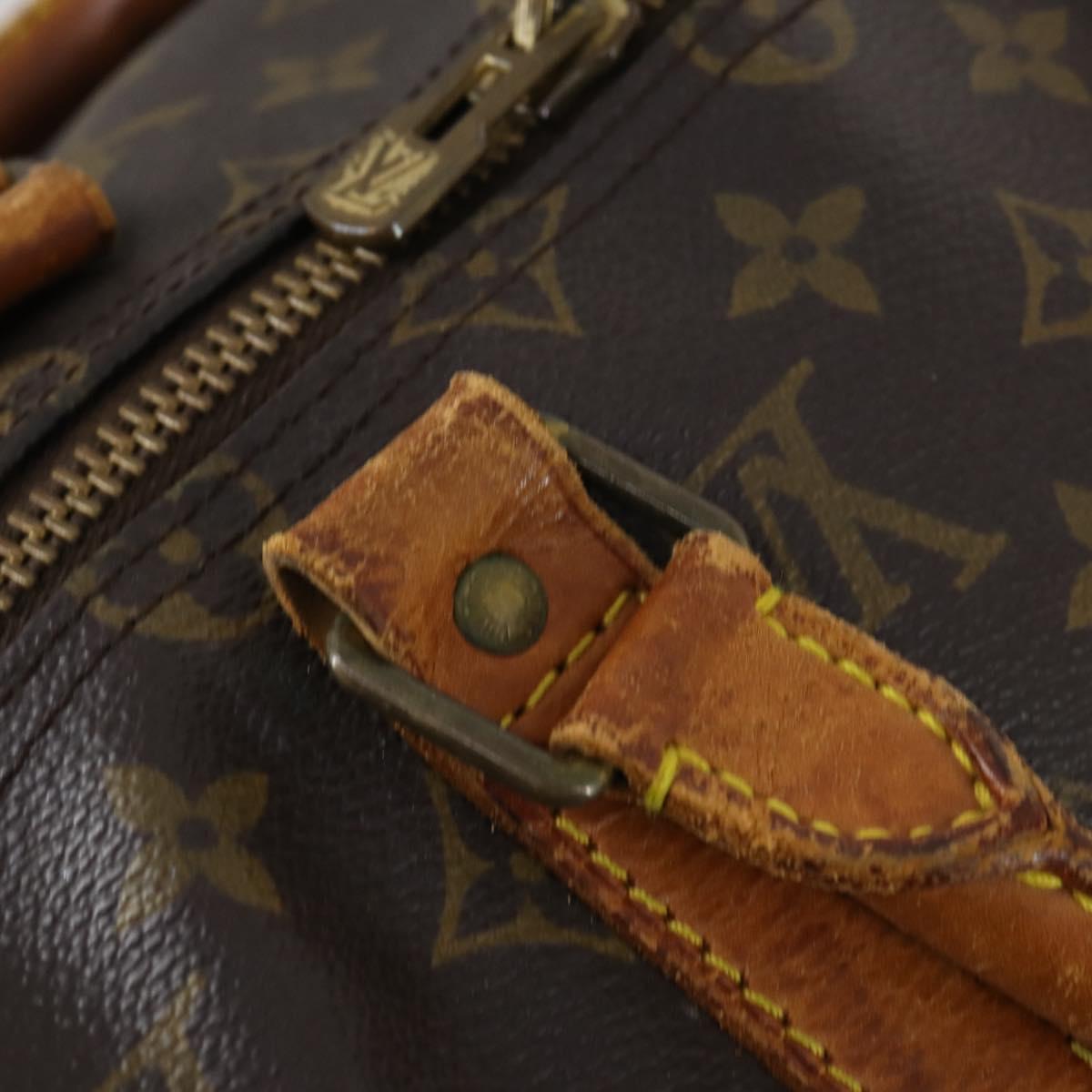 LOUIS VUITTON Monogram Keepall Bandouliere 50 Hand Bag M41416 LV Auth 142778