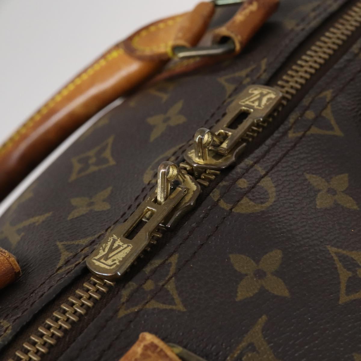 LOUIS VUITTON Monogram Keepall Bandouliere 50 Hand Bag M41416 LV Auth 142778