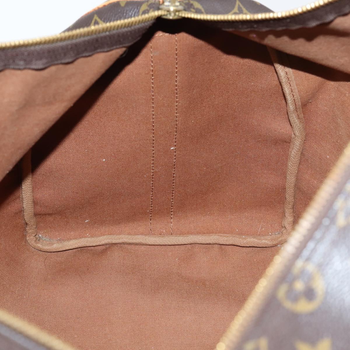 LOUIS VUITTON Monogram Keepall Bandouliere 50 Hand Bag M41416 LV Auth 142778