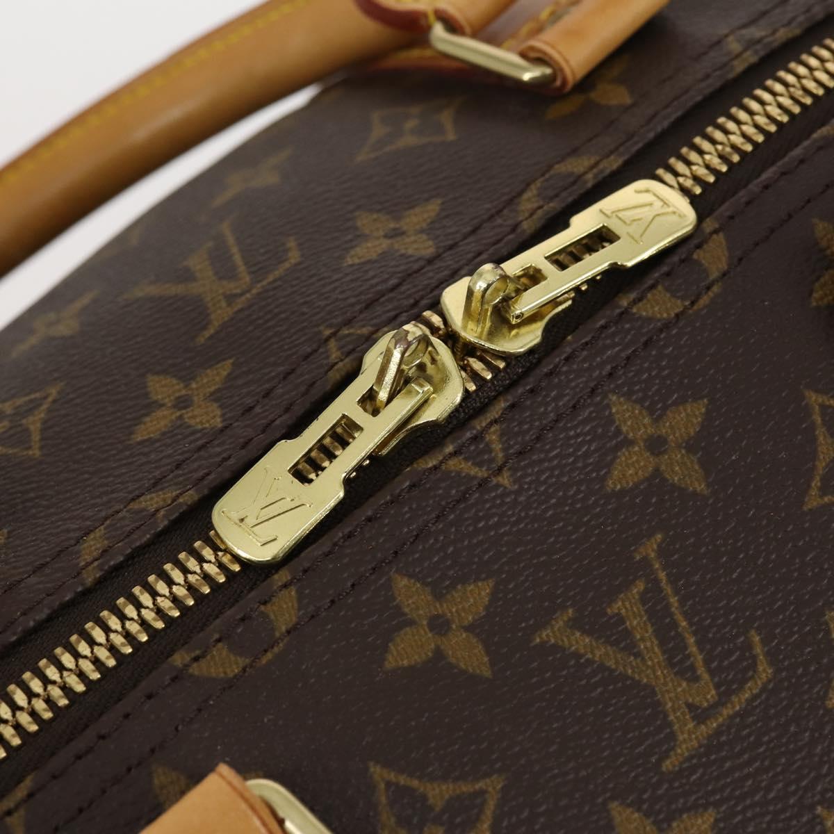 LOUIS VUITTON Monogram Keepall 55 Boston Bag M41424 LV Auth 142779