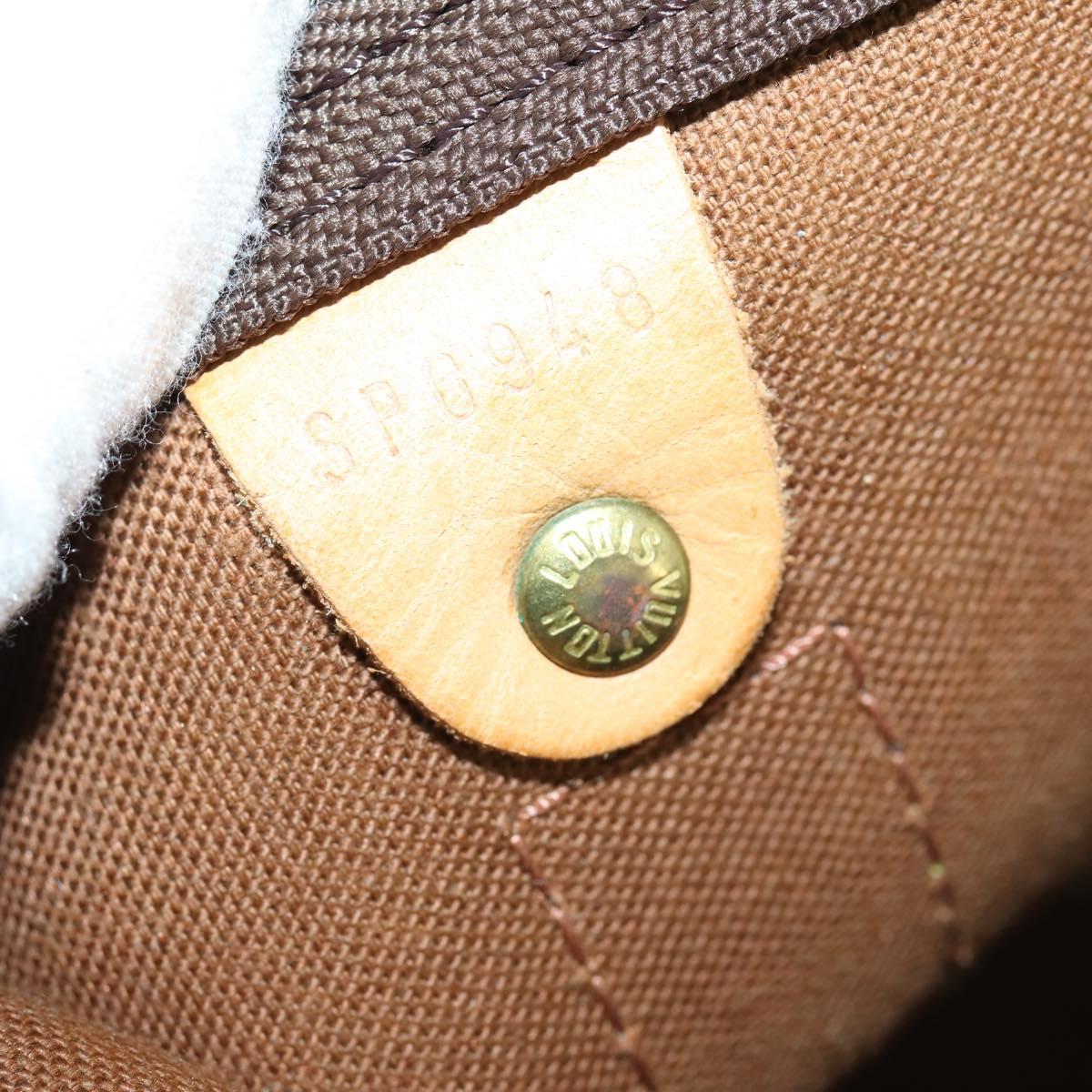 LOUIS VUITTON Monogram Keepall 55 Boston Bag M41424 LV Auth 142779