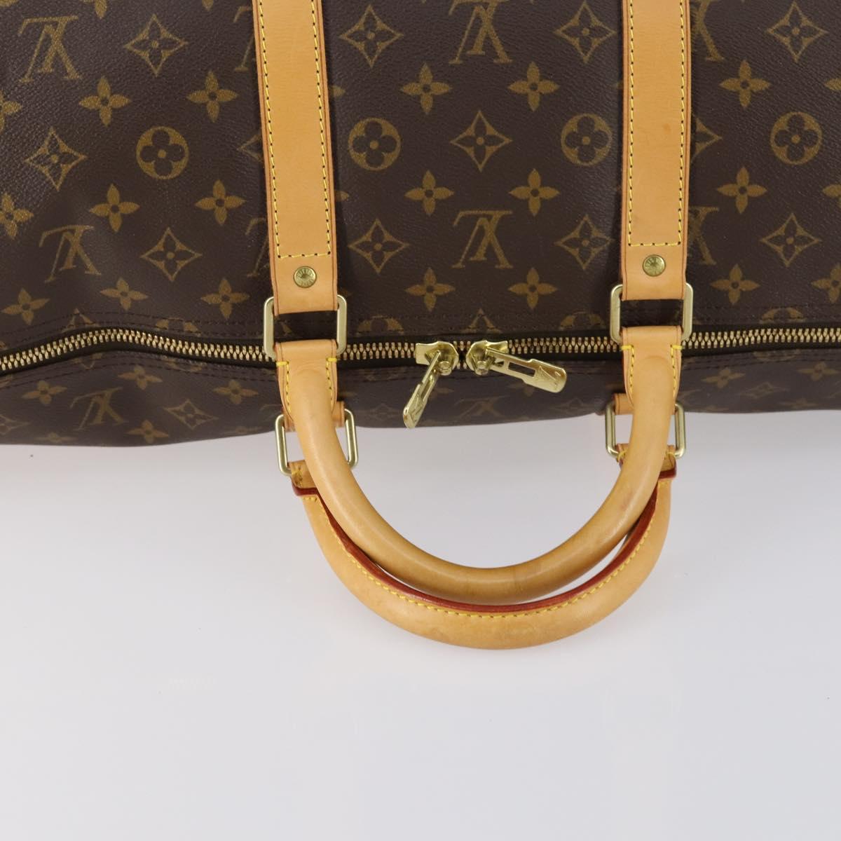 LOUIS VUITTON Monogram Keepall 55 Boston Bag M41424 LV Auth 142779