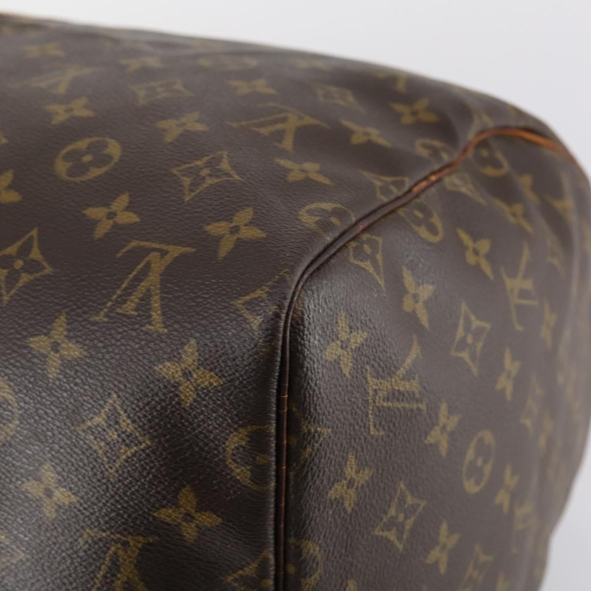LOUIS VUITTON Monogram Keepall 55 Boston Bag M41424 LV Auth 142781