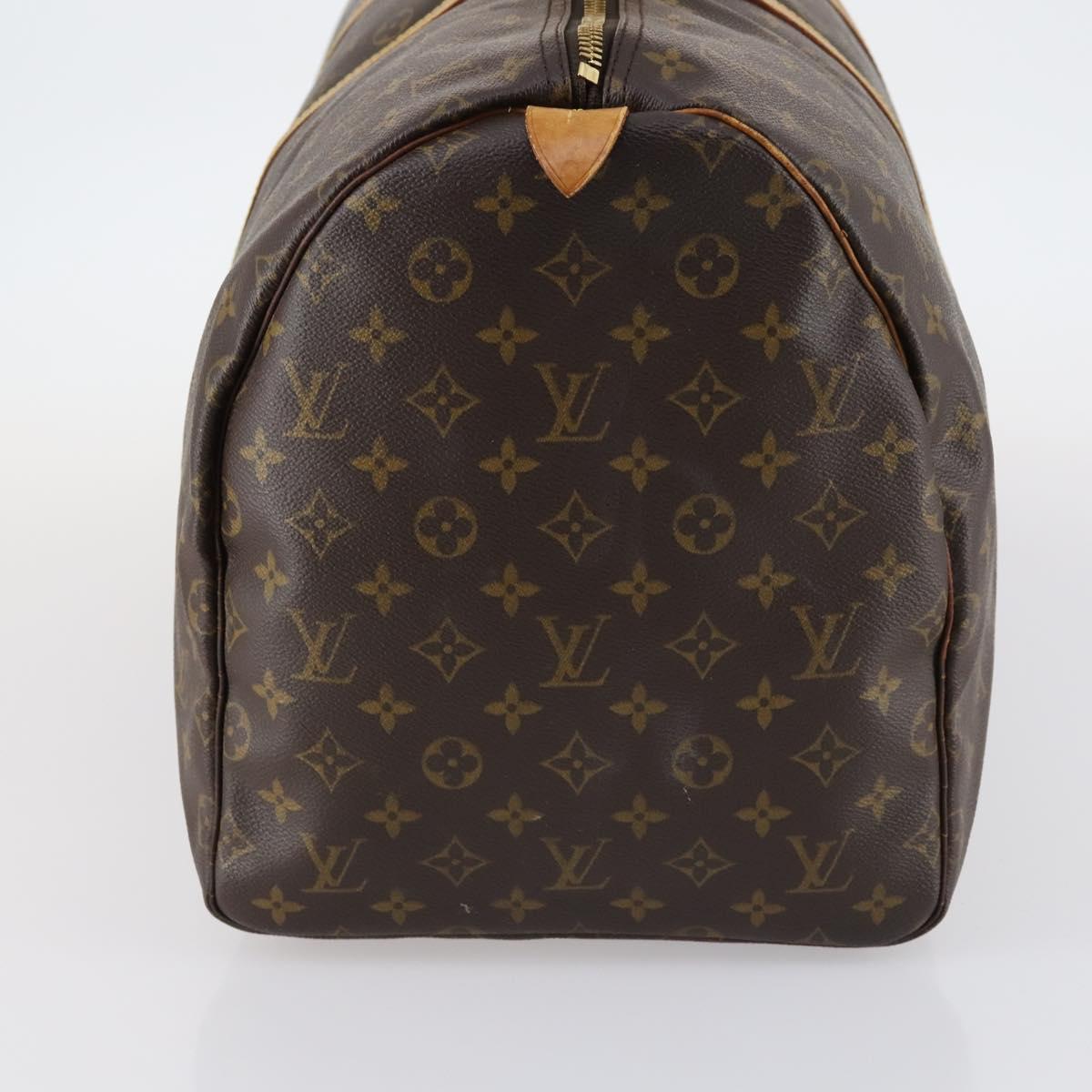 LOUIS VUITTON Monogram Keepall 55 Boston Bag M41424 LV Auth 142781