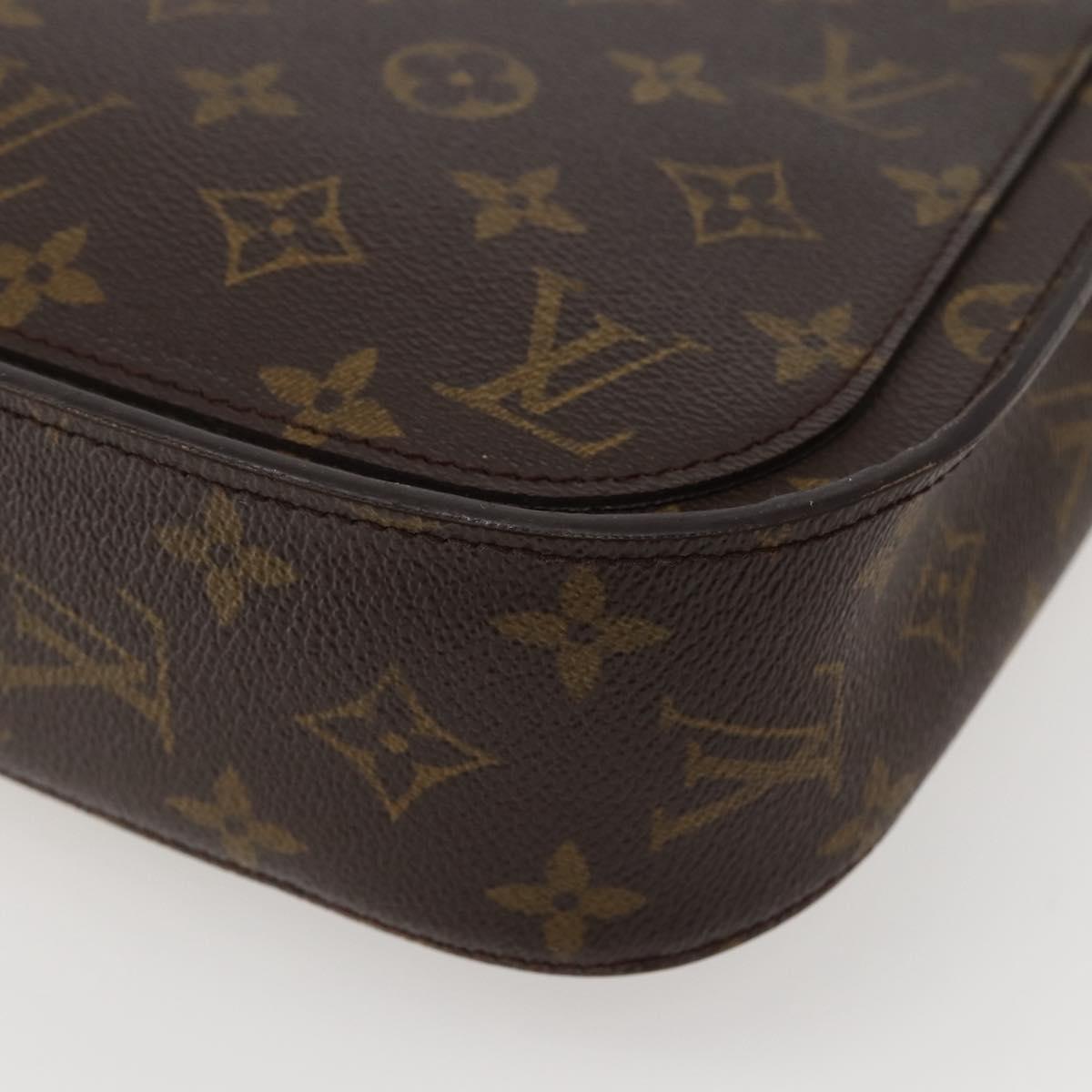 LOUIS VUITTON Monogram Saint Cloud GM Shoulder Bag M51242 LV Auth 142782